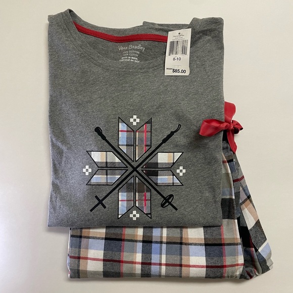 Vera Bradley Flannel Pajama Set - Picture 1 of 6